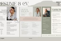 ออกแบบ Resume/CV  ฉบับภาษา Thai/English
