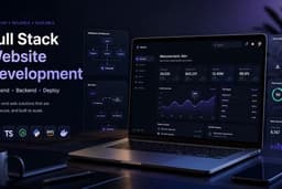 รับพัฒนาเว็บไซต์ Full Stack ครบวงจร (Frontend / Backend / Database / Deploy)