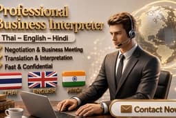 ล่ามแปลบทสนธนา Professional business interpreter
