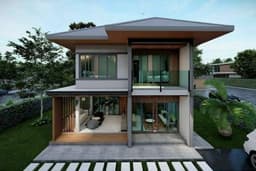 บ้านพักอาศัย คสล. 2 ชั้น (พื้นที่ 182 ตร.ม.)