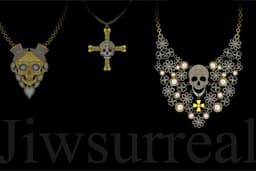 ออกแบบเครื่องประดับหัวกะโหลก | Custom Skull Jewelry Hand-Drawn Design