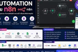 รับทำ Workflow Automation ด้วย n8n ลดงานซ้ำในองค์กร