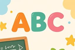 งาน ABC สำหรับอนุบาล