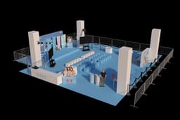 ออกแบบ 3D และ Artwork ของ Booth แบรนด์ Kindness