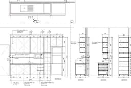 เขียนแบบ 2D AutoCAD ภายใน + เฟอร์นิเจอร์ พร้อม SPEC วัสดุ ใช้ก่อสร้างได้จริง