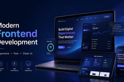 รับพัฒนา Frontend Website / Landing Page แบบ Modern & Responsive
