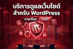 บริการดูแลเว็บไซต์ WordPress