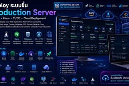 ติดตั้งระบบขึ้น Server | Docker | Linux | CI/CD | Cloud Deployment | DevOps Engineer