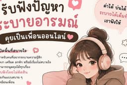 รับฟังปัญหา | ระบายอารมณ์ | คุยเป็นเพื่อนออนไลน์ 💬