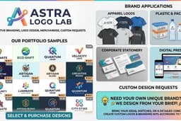 Astra Logo Lab ออกแบบโลโก้ครบวงจร ✨