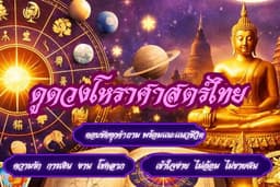 ดูดวงโหราศาสตร์ไทย วิเคราะห์ดวงแม่น ละเอียด พร้อมคำแนะนำ