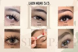 LASH MENU 3/3