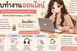 รับทำงานออนไลน์ / แอดมินดูแลเพจ ตอบแชทลูกค้า งานเอกสารทั่วไป และพิสูจน์อักษร