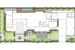 ออกแบบและลงสีแปลน Layout plan / Exterior / Landscape (Presentation plan)