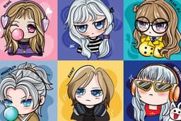 รับวาดรูป PFP- FanArt IDOL Game Charactor