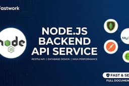 รับทำ Backend API (Node.js) + ออกแบบ Database (Mongo/SQL)