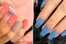 ทาสีเล็บเจล มือเท้า กริตเตอร์ ไซรัป ลูกแก้ว Ombre French ขัดผง เพ้นท์เล็บ (ปิ่นเกล้า)