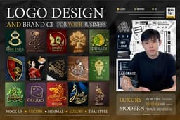 LOGO & BRAND CI คุณภาพสูง ด้วยผู้จบตรงสายงาน (Graphic Design)