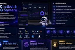 รับทำ AI Chatbot ภาษาไทย ตอบลูกค้าอัตโนมัติ 24 ชม. เชื่อม LINE / เว็บไซต์