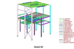 CALCULATION OF STEEL STRUCTURE EXTENSION PLATFORM