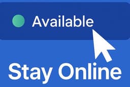 ขายโปรแกรม ให้คอมฯ อยู่สถานะ “Available” จะได้ไม่พลาดงาน