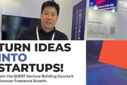Young QUEST Venture คอร์ส เริ่มต้นธุรกิจ Startup หรือต้องเตรียม Portfolio ด้าน AI เเละ Startup