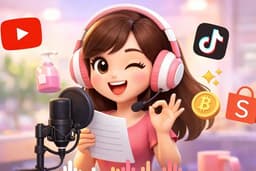 รับพากย์เสียงผู้หญิงโทนสดใส มั่นใจ น่ารัก | ลงเสียงคอนเทนต์ คลิปสั้น เสียงโฆษณา