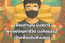 พูดคุยปรับทุกข์ เพื่อนทำบุญ พูดคุยปัญหาชีวิต