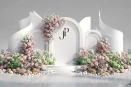 รับออกแบบ Backdrop Wedding แบคดรอปงานแต่ง