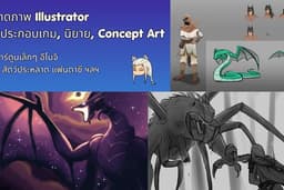 รับวาดรูป ภาพประกอบเกม นิยาย Character Sheet รับงาน 2D Art