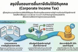 การเตรียมข้อมูลแบะยื่นแบบภาษีเงินได้บริษัท