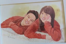 portrait watercolor แบบเกือบเหมือน