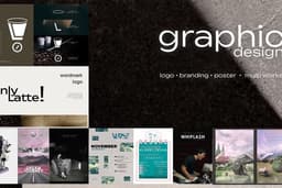 รับออกแบบกราฟิกหลายรูปแบบ ( Logo, Infographic, Poster, Branding, etc.)