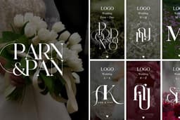 Logo Wedding| ออกแบบโลโก้และการ์ดงานแต่ง