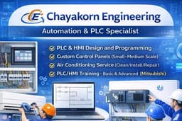 PLC-HMI Mitsubishi (Design/ Programming /Training) / Electrical cabinet /Air conditioning service