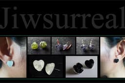 สั่งทำต่างหูแฮนด์เมดจากพลอยดิบ-งานคราฟต์ชึ้นมือทีละชิ้น | Custom Raw Gemstone Handmade Earrings