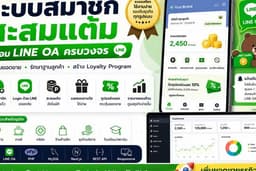 รับทำ Loyalty Program ระบบสมาชิก สะสมแต้ม และ LINE OA สำหรับธุรกิจ