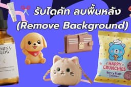 รับลบพื้นหลังรูปสินค้า ราคาถูก งานด่วน PNG พร้อมใช้งาน | Remove Background / ไดคัทภาพสินค้า ✂️