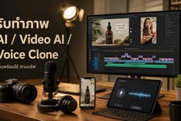 รับทำภาพ AI / วิดีโอ AI / เสียงพากย์ AI / Voice Clone ตามบรีฟ พร้อมใช้งาน