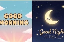 Good morning☀️- Good night🌙 every week💕