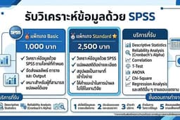 รับวิเคราะห์ ด้วยโปรแกรม spss ลิขสิทธิ์แท้