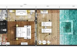ลงสี Floor plan / Master plan โรงแรม รีสอร์ต บ้านจัดสรร คอนโด เพื่องานพรีเซ้นต์