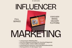 Influencer Marketing (รับทำ Marketing plan และ จัดหา KOLs / Influencer)