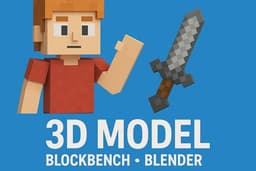 + โปรเจ็คปั้นตุ๊กตาผี #ปั้นโมเดล #ทำ Animation #ลงสี ( BlockBench / Blender )