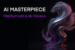 รับสร้างสรรค์ AI Art/3D Visual ระดับ Masterpiece | พรีเมียม, Exclusive, คมชัดสูง