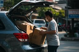 บริการขับรถสวนผึ้ง ราชบุรี — รับส่งคนและพัสดุถึงที่