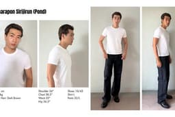 นายแบบเสื้อผ้า เดินแบบ