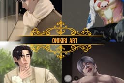 รับวาดรูปลายเส้น semi-realistic/manhwa