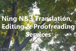 Translation, Editing & Proofreading (Th-En, En-Th) / Website Editing, Social Media Marketing, SEO