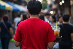 รับงานเสิร์ฟอาหาร — แบ่งเบาภาระร้านช่วงคนเยอะ